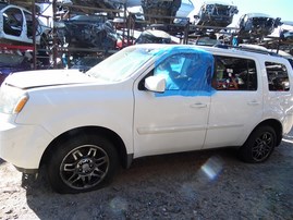 2010 Honda Pilot EX-L White 3.5L AT 2WD #A24891